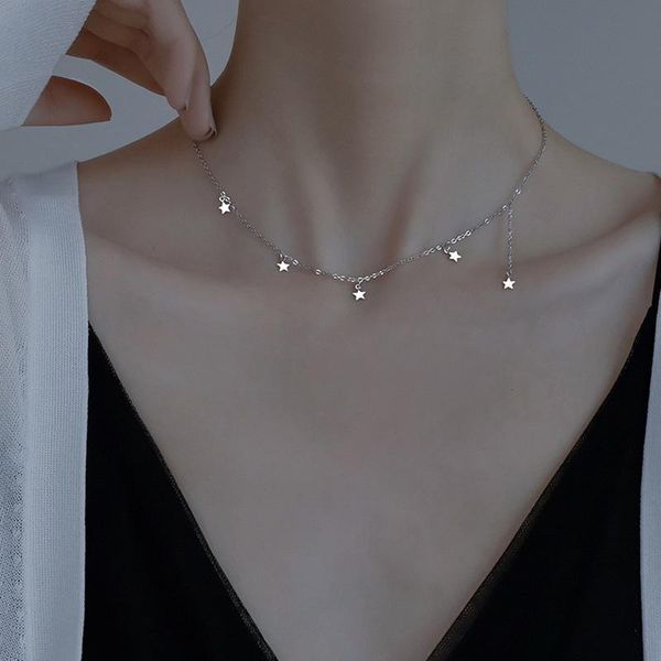 chokers vjgyho 925 sterling silver cute romantic pentagram chain jewelry for women necklace friend gift, Golden;silver
chokers vjgyho 925 sterling silver cute romantic pentagram chain jewelry for women necklace friend gift, Golden;silver