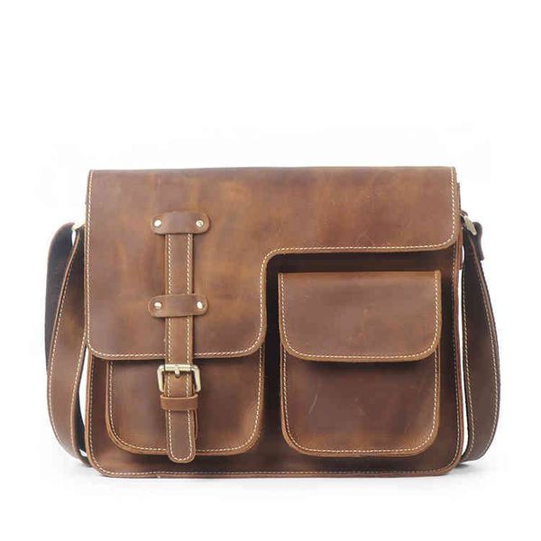 style men's leather single shoulder bag crazy horse women's messenger layer cow large capacity postman, Black;red
style men's leather single shoulder bag crazy horse women's messenger layer cow large capacity postman, Black;red
