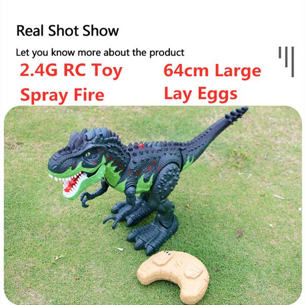 46cm big size remote control dinosaur robot 2.4g rc spray dinosaur can lay eggs spray fire speaking walking sound effect gifts
46cm big size remote control dinosaur robot 2.4g rc spray dinosaur can lay eggs spray fire speaking walking sound effect gifts