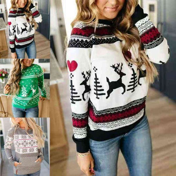 women christmas sweater pullover long sleeve jumper santa elf sweater ladies winter autumn warm clothes female sweater y1118, White;black
women christmas sweater pullover long sleeve jumper santa elf sweater ladies winter autumn warm clothes female sweater y1118, White;black
