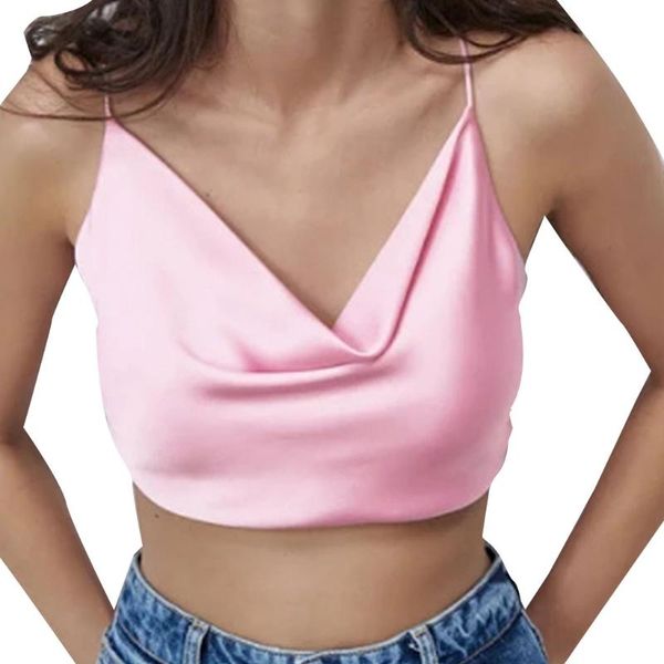 women's tanks & camis women satin halter pink camisole spaghetti strap cowl neck crop crisscross lace-up backless strappy vest shir, White
women's tanks & camis women satin halter pink camisole spaghetti strap cowl neck crop crisscross lace-up backless strappy vest shir, White