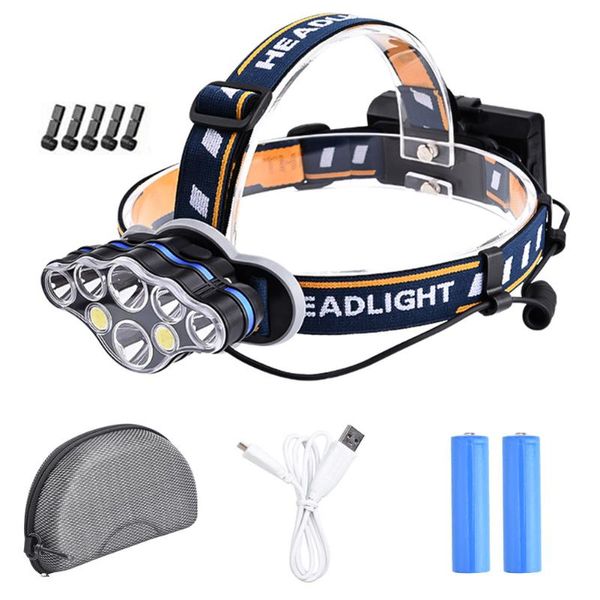 headlamps 40000lm powerful led headlight usb rechargeable head lamp 8 modes waterproof torch lantern
headlamps 40000lm powerful led headlight usb rechargeable head lamp 8 modes waterproof torch lantern