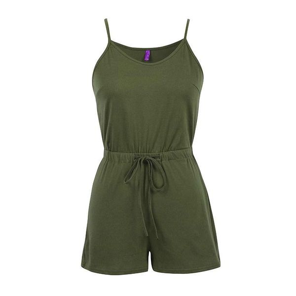 women's jumpsuits & rompers women solid sleeveless playsuit v neck drawstring waist spaghetti strap 5xl plus size slim jumpsuit short, Black;white
women's jumpsuits & rompers women solid sleeveless playsuit v neck drawstring waist spaghetti strap 5xl plus size slim jumpsuit short, Black;white