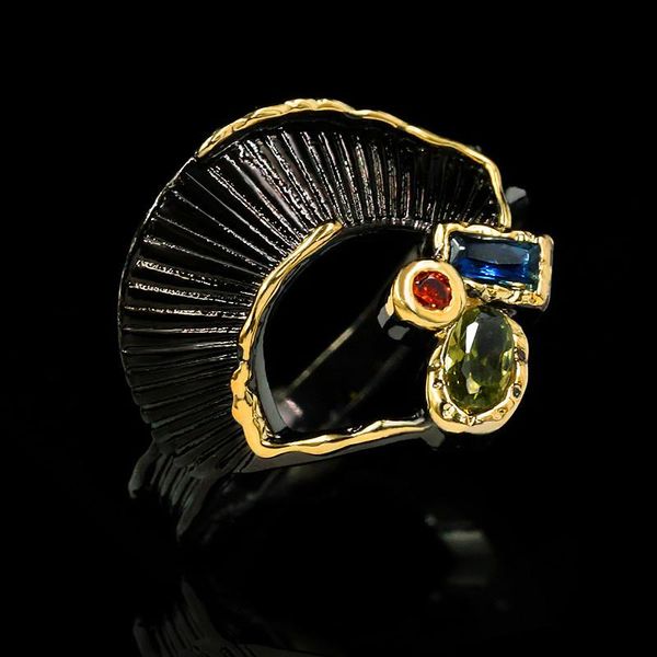 wedding rings charm female rainbow crystal thin ring classic 14kt black gold luxury bridal geometric engagement for women, Slivery;golden
wedding rings charm female rainbow crystal thin ring classic 14kt black gold luxury bridal geometric engagement for women, Slivery;golden