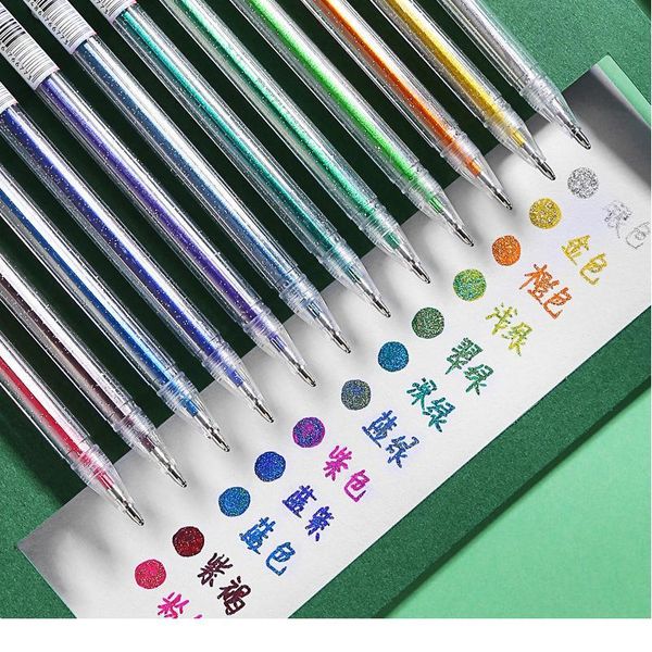 12pcs/set kawaii glitter color changing flash marker gel pen cute drawing pen highlighter for girl kids school art st jlltkb
12pcs/set kawaii glitter color changing flash marker gel pen cute drawing pen highlighter for girl kids school art st jlltkb