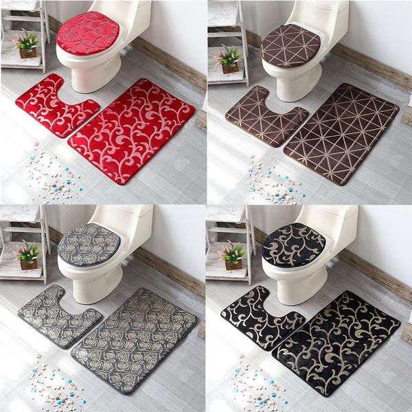 bath mats bathroom mat set toilet rugs flannel non-slip shower carpets home lid cover room rug floor
bath mats bathroom mat set toilet rugs flannel non-slip shower carpets home lid cover room rug floor