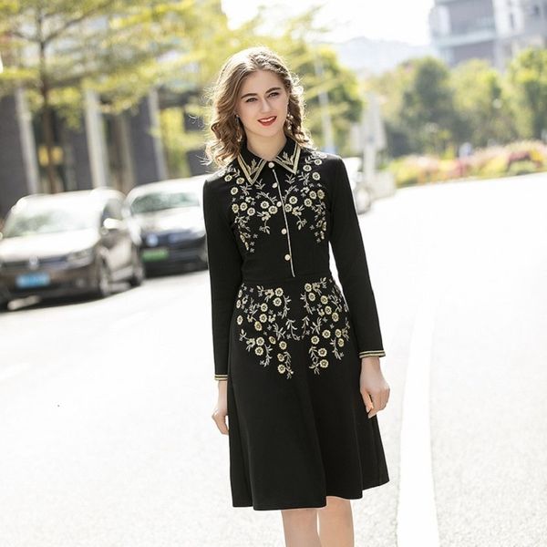 2021 new spring will see flowers shirt embroidered vintage work black women's clothes dress sweet party zr6l, Black;gray
2021 new spring will see flowers shirt embroidered vintage work black women's clothes dress sweet party zr6l, Black;gray