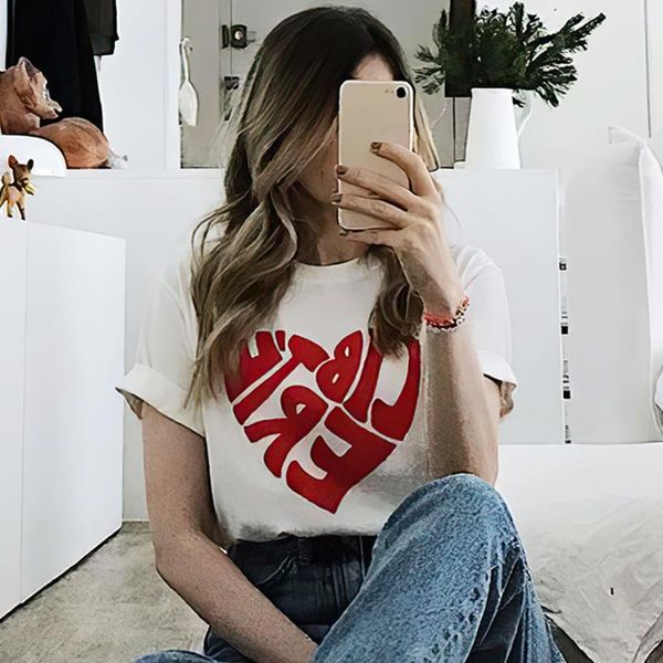 women's t-shirt love print graphic tees woman summer short sleeve round neck cotton simple shirt tshirts casual vintage femme 2021, White
women's t-shirt love print graphic tees woman summer short sleeve round neck cotton simple shirt tshirts casual vintage femme 2021, White