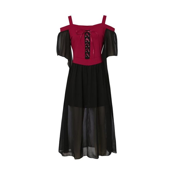 casual dresses womne oversized irregular mesh lace up dress waist gothic purple black plus size cold shoulder sleeve y2k halloween sling, Black;gray
casual dresses womne oversized irregular mesh lace up dress waist gothic purple black plus size cold shoulder sleeve y2k halloween sling, Black;gray