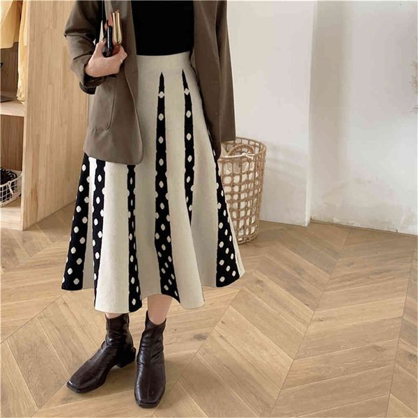 women's tracksuits hzirip fine knitted skirt for fall, feminine, medium barrel, polka dots, soft, vintage, elegant, girls, ball, high w, Gray
women's tracksuits hzirip fine knitted skirt for fall, feminine, medium barrel, polka dots, soft, vintage, elegant, girls, ball, high w, Gray