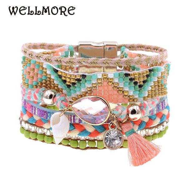 charm bracelets wellmore women leather bohemia beads beaded for fashion jewelry drop, Golden;silver
charm bracelets wellmore women leather bohemia beads beaded for fashion jewelry drop, Golden;silver