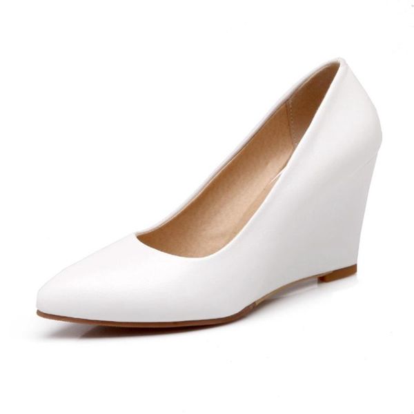 dress shoes fashion sweet women pumps high heels 8cm wedges shallow spring increased internal work party platform casual solid z-99, Black
dress shoes fashion sweet women pumps high heels 8cm wedges shallow spring increased internal work party platform casual solid z-99, Black