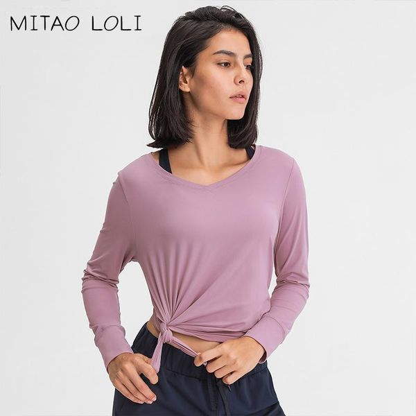 yoga outfits mitao loli just a tie fitness workout long sleeve shirts women naked feel relaxed fit training exercise sport, White;red
yoga outfits mitao loli just a tie fitness workout long sleeve shirts women naked feel relaxed fit training exercise sport, White;red