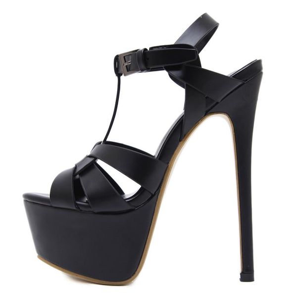 new style sandals women fashion personality ultra-high-heeled thick-soled stiletto beach roman sandals high heels women, Black
new style sandals women fashion personality ultra-high-heeled thick-soled stiletto beach roman sandals high heels women, Black