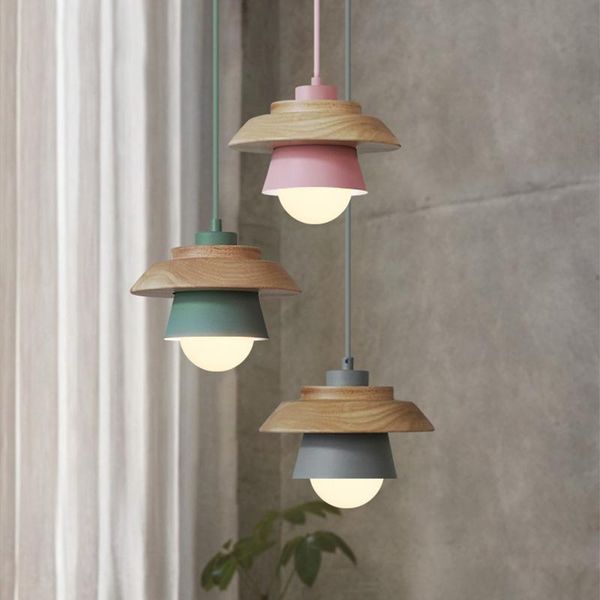 the nordic modern minimalist bedroom small chandelier iron wood bowl hall creative personality macarons restaurant led lamp
the nordic modern minimalist bedroom small chandelier iron wood bowl hall creative personality macarons restaurant led lamp