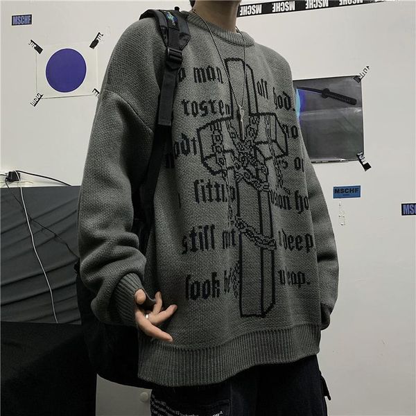 women's sweaters pullover casual losse thicken streetwear jumper femme 2021 woman man autumn vintage sweater harajuku prrint knitted, White;black
women's sweaters pullover casual losse thicken streetwear jumper femme 2021 woman man autumn vintage sweater harajuku prrint knitted, White;black