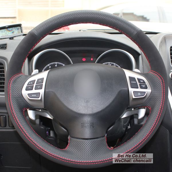 black genuine leather suede car steering wheel cover for mitsubishi lancer ex outlander asx colt pajero sport
black genuine leather suede car steering wheel cover for mitsubishi lancer ex outlander asx colt pajero sport
