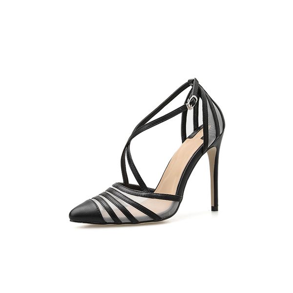 2021 new women high ladies wedding party woman cross-strap pointed toe thin heels pumps elegant sandals gert, Black
2021 new women high ladies wedding party woman cross-strap pointed toe thin heels pumps elegant sandals gert, Black