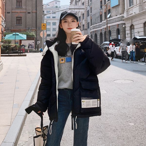 letter hooded parkas woman winter jacket female mid long thicken warm cotton coat female casual wild parkas outwears, Black;brown
letter hooded parkas woman winter jacket female mid long thicken warm cotton coat female casual wild parkas outwears, Black;brown