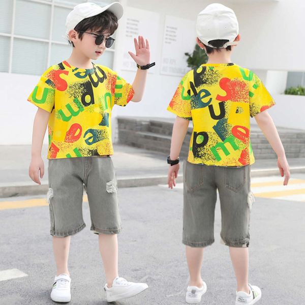 men's 2021 new korean short sleeve yellow pullover pants set cartoon animation cotton pajamas children's summer wear, White
men's 2021 new korean short sleeve yellow pullover pants set cartoon animation cotton pajamas children's summer wear, White