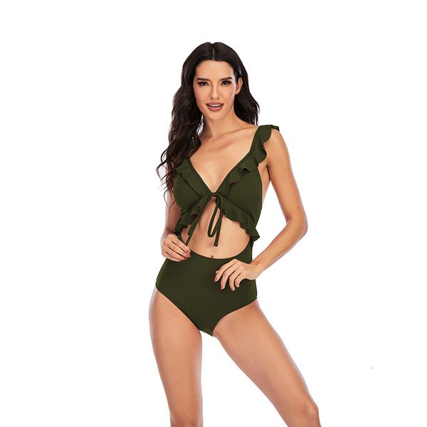 solid up 2021 lace new multi bikini color one piece swimming suit for women, White;black
solid up 2021 lace new multi bikini color one piece swimming suit for women, White;black