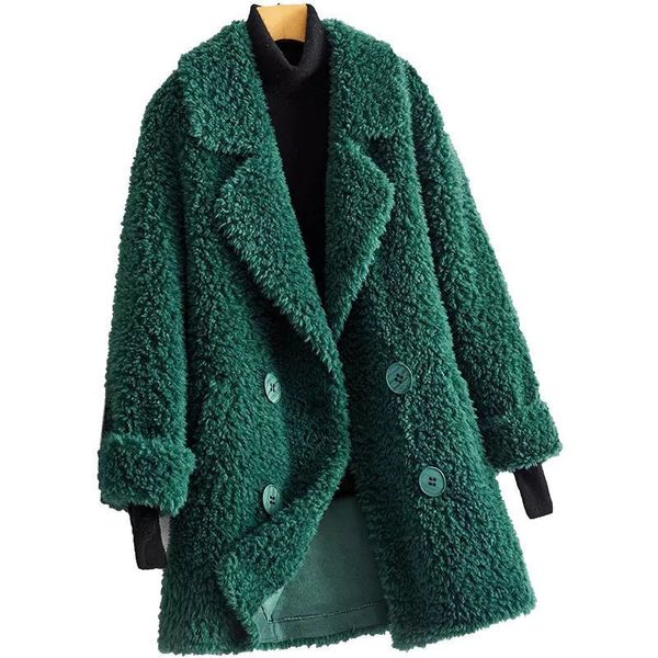 2021 new fur coat of women real leather natural soft sheep cut wool winter jacket dark green overcoats l35 nsu5, Black
2021 new fur coat of women real leather natural soft sheep cut wool winter jacket dark green overcoats l35 nsu5, Black