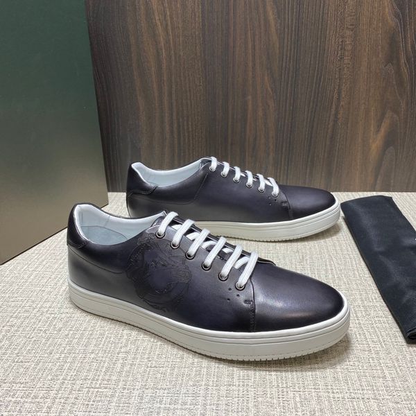 new season shoes fashion men's leather luxury designer lace up platform oversized sole sneakers white black casual a64
new season shoes fashion men's leather luxury designer lace up platform oversized sole sneakers white black casual a64