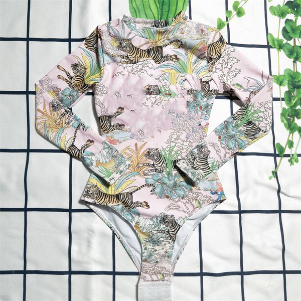 tiger print swimsuit, long sleeve, thickening, women's one-piece swimsuit, beach wear, designer wear for travel and vacation, White;black
tiger print swimsuit, long sleeve, thickening, women's one-piece swimsuit, beach wear, designer wear for travel and vacation, White;black