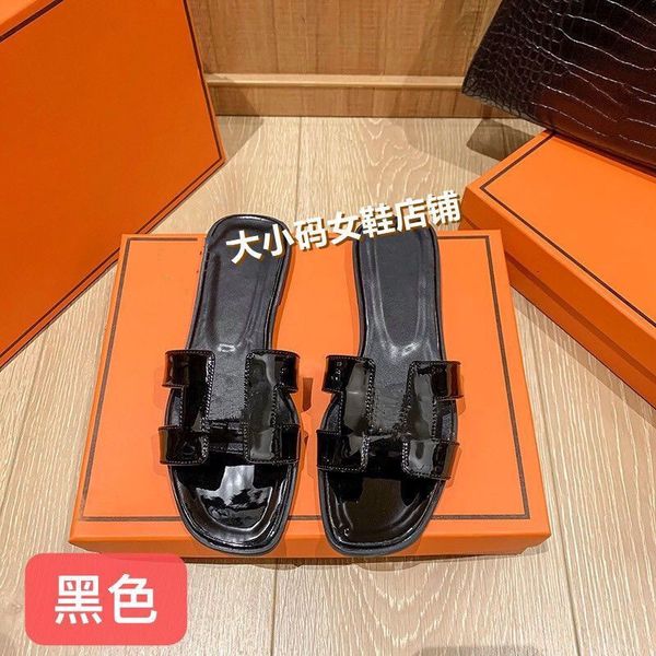 h womens summer sandals beach slide slippers crocodile skin leather flip flops heels ladies sandali fashion designs orange scuffs shoes mkja, Black
h womens summer sandals beach slide slippers crocodile skin leather flip flops heels ladies sandali fashion designs orange scuffs shoes mkja, Black
