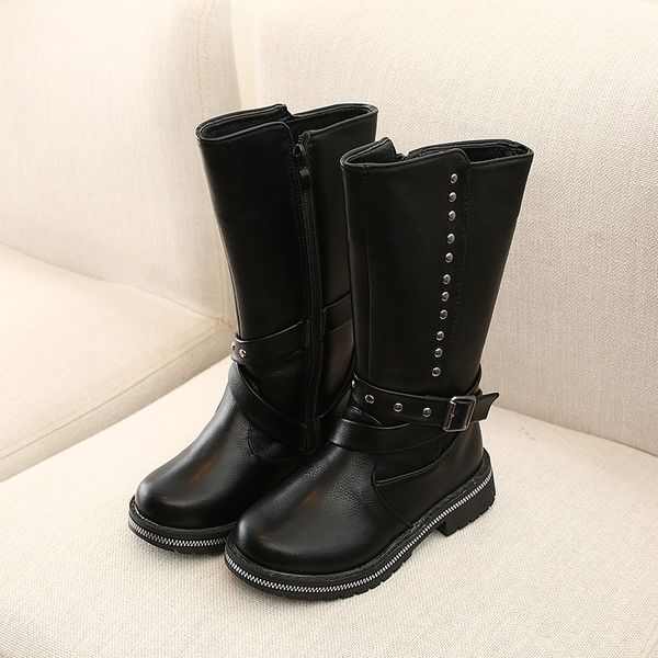 2021 High Boots Children Fashion Rivet Buckle Boots Girls Fashion Shoes Quality Leather Shoes Princess Waterproof Martin Boots, 8122
2021 High Boots Children Fashion Rivet Buckle Boots Girls Fashion Shoes Quality Leather Shoes Princess Waterproof Martin Boots, 8122