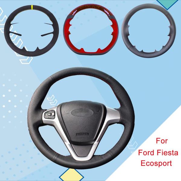 steering wheel covers customized diy car cover for fiesta 2008-2013 ecosport black artificial suede leather wrap
steering wheel covers customized diy car cover for fiesta 2008-2013 ecosport black artificial suede leather wrap