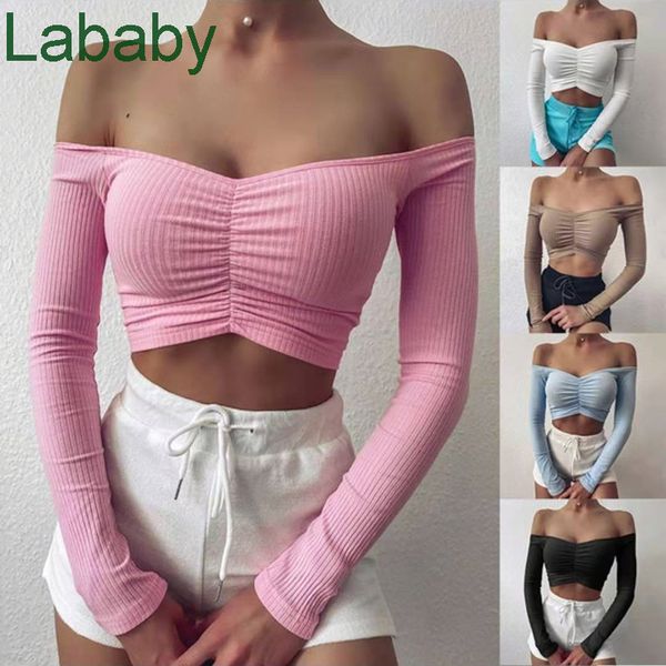 2021 new r off shoulder with one neck and slim long sleeve solid color bottom coat, White
2021 new r off shoulder with one neck and slim long sleeve solid color bottom coat, White