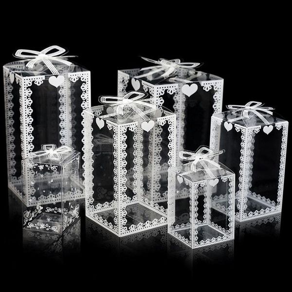 gift wrap 5pcs clear pvc transparent box packing wedding favor cake boxes candy chocolate event party birthday decorations
gift wrap 5pcs clear pvc transparent box packing wedding favor cake boxes candy chocolate event party birthday decorations
