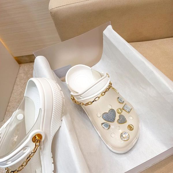 sandals fashion thick-soled height-increasing shoestransparent crystal jelly baotou slippers functional two-wear casual shoe, Black
sandals fashion thick-soled height-increasing shoestransparent crystal jelly baotou slippers functional two-wear casual shoe, Black