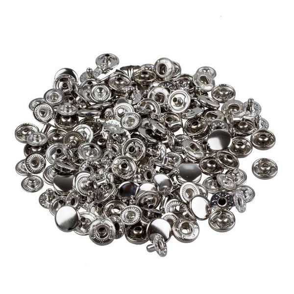 button 50 set metal no sewing press studs buttons snap fastener 10mm, Blike;white
button 50 set metal no sewing press studs buttons snap fastener 10mm, Blike;white