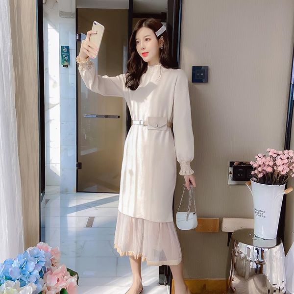 casual dresses 2021 the winter women two piece set knitting dress long sleeve korean fashion elegant ladies party clothes, Black;gray
casual dresses 2021 the winter women two piece set knitting dress long sleeve korean fashion elegant ladies party clothes, Black;gray