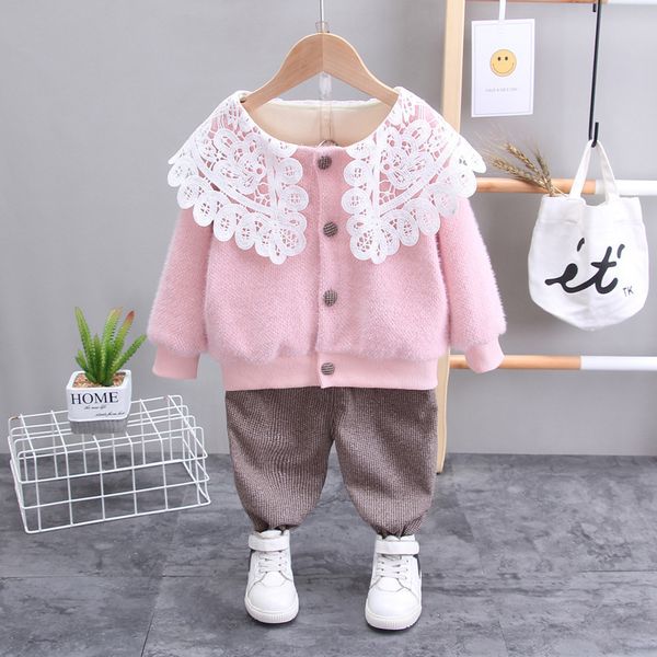 winter new children clothes girl casual outfit single breasted lace-neck children clothing sets cute warm toddler girls clothes, White
winter new children clothes girl casual outfit single breasted lace-neck children clothing sets cute warm toddler girls clothes, White