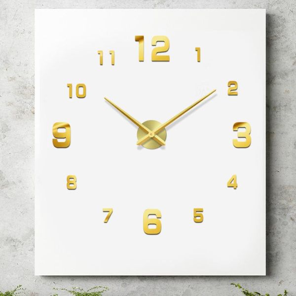 golden oversized wall clock decorative acrylic wall hanging clock diy home decor for living room ornament without bat
golden oversized wall clock decorative acrylic wall hanging clock diy home decor for living room ornament without bat
