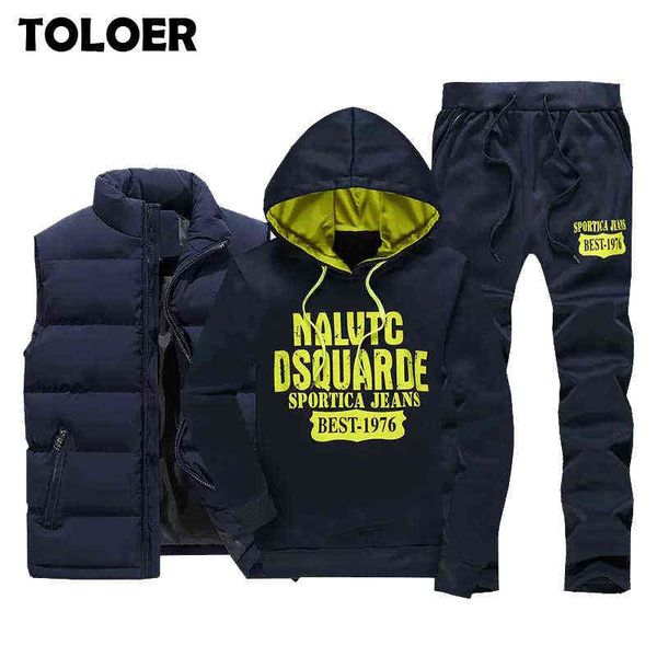 new winter thicken warm tracksuit men 3 pieces hooded fleece hoodies+zipper vest+sweatpants track suit man print sportswear coat, Gray
new winter thicken warm tracksuit men 3 pieces hooded fleece hoodies+zipper vest+sweatpants track suit man print sportswear coat, Gray