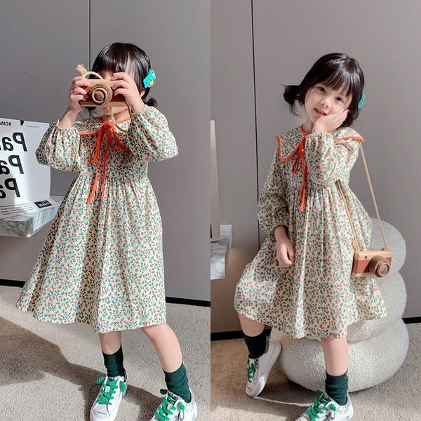 girl's dresses toddler girl dress autumn long sleeve princess sweet korean style floral christmas, Red;yellow
girl's dresses toddler girl dress autumn long sleeve princess sweet korean style floral christmas, Red;yellow