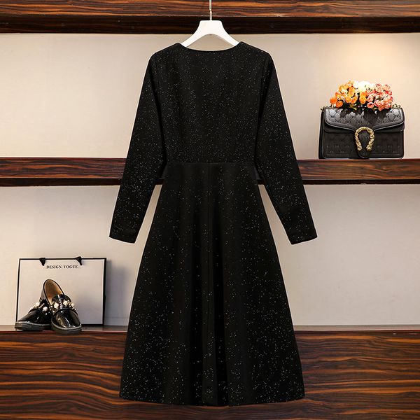 women loose sequins fashion t shirt long sleeves high waist v neck at knee height dressed in streetwear plus size 5xl black cloth erun, White
women loose sequins fashion t shirt long sleeves high waist v neck at knee height dressed in streetwear plus size 5xl black cloth erun, White