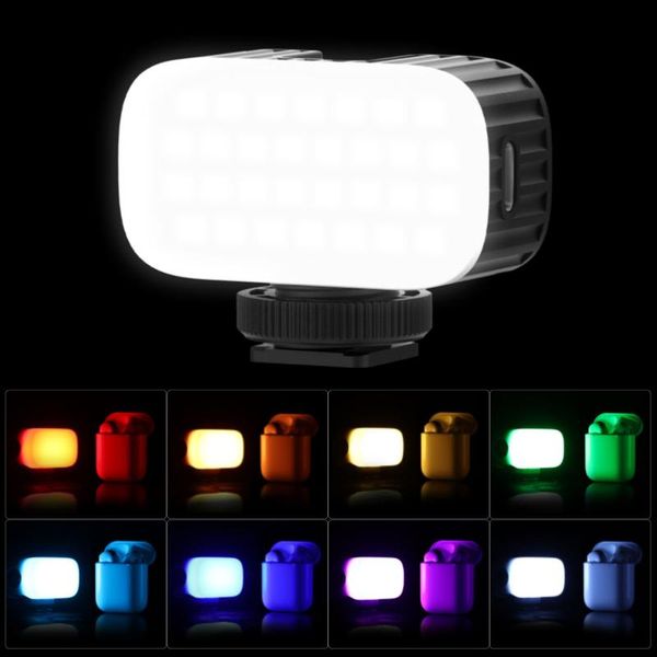 ulanzi vl15rgb mini rgb led video light on-camera fill light built-in lithum battery with cold shoe mount diffuser for vlog
ulanzi vl15rgb mini rgb led video light on-camera fill light built-in lithum battery with cold shoe mount diffuser for vlog
