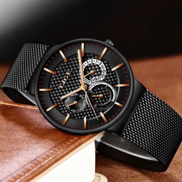 lige mens watches luxury brand quartz watch men ultra thin full steel mesh belt sport waterproof clock relogio masculino 210527, Slivery;brown
lige mens watches luxury brand quartz watch men ultra thin full steel mesh belt sport waterproof clock relogio masculino 210527, Slivery;brown