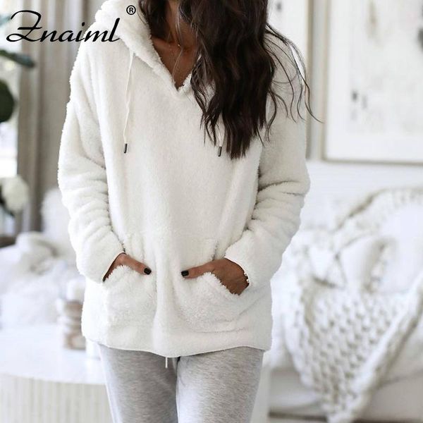 women's hoodies & sweatshirts znaiml autumn winter long sleeve plush women warm solid fluffy pocket pullover loose hooded, Black
women's hoodies & sweatshirts znaiml autumn winter long sleeve plush women warm solid fluffy pocket pullover loose hooded, Black