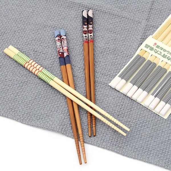 chopsticks 5 pairs japanese bamboo for sushi non-slip chop sticks reusable chinese tableware gift
chopsticks 5 pairs japanese bamboo for sushi non-slip chop sticks reusable chinese tableware gift