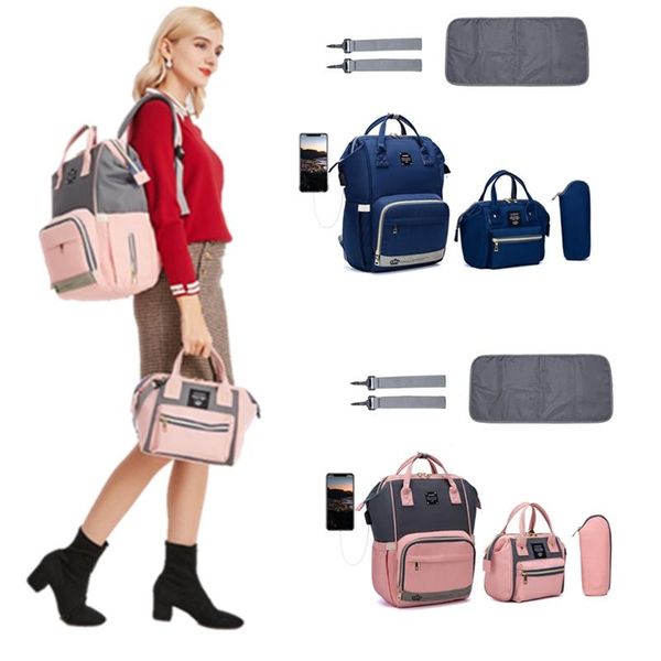 diaper bags fashion stroller bag for baby protable travel backpack mommy with usb charging port changing nappy pad
diaper bags fashion stroller bag for baby protable travel backpack mommy with usb charging port changing nappy pad