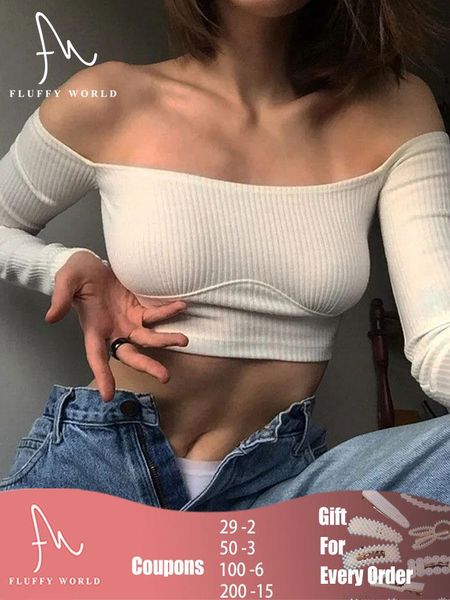 women's t-shirt slash neck ribbed long sleeve stretchy cropped women summer casual white fashion skinny slim
women's t-shirt slash neck ribbed long sleeve stretchy cropped women summer casual white fashion skinny slim