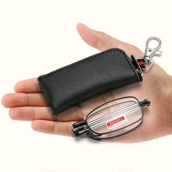 sunglasses hd anti blue-ray reading glasses men's and women's all-purpose key ring case portable folding, White;black
sunglasses hd anti blue-ray reading glasses men's and women's all-purpose key ring case portable folding, White;black