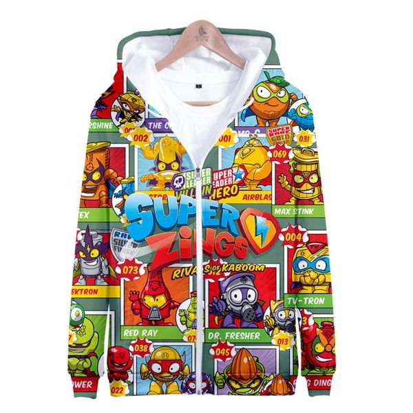 women's jackets super zings 3d clothing boys girls funny zipper hoodies cool cartoon men/women superzings coat children, Black;brown
women's jackets super zings 3d clothing boys girls funny zipper hoodies cool cartoon men/women superzings coat children, Black;brown
