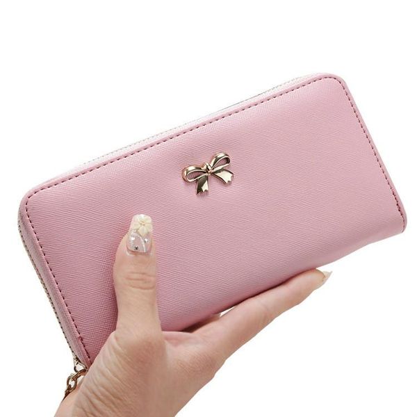 wallets 2021 women long clutch female fashion pu leather bowknot coin bag phone purses lady cards holder wallet, Red;black
wallets 2021 women long clutch female fashion pu leather bowknot coin bag phone purses lady cards holder wallet, Red;black